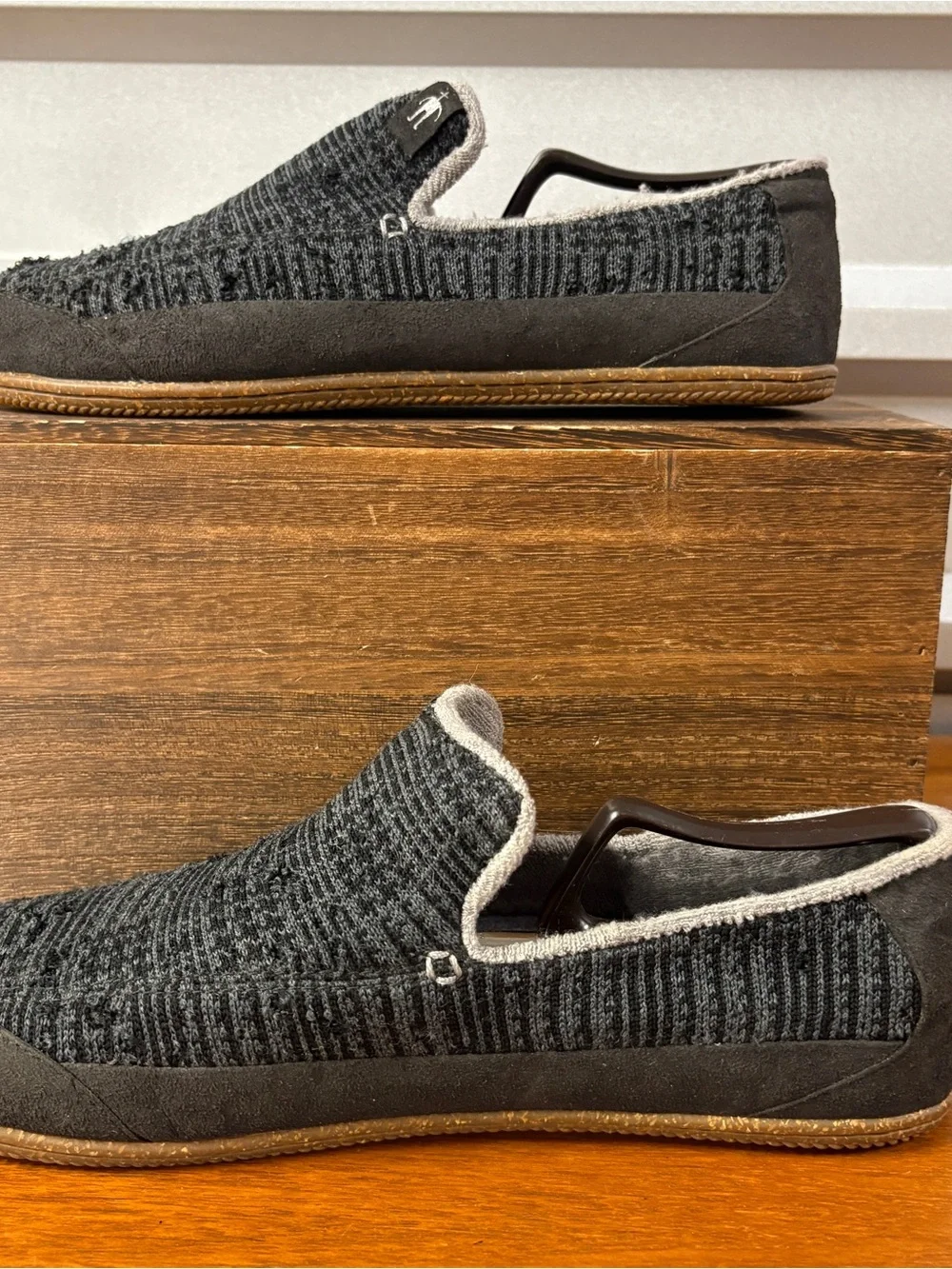 Smartwool Men Gray Wool House Slipper Slip On Loafer Size 10